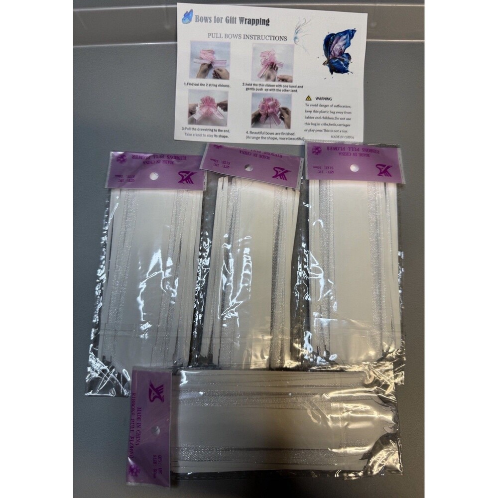 4pcs Bows For Gift Wrapping